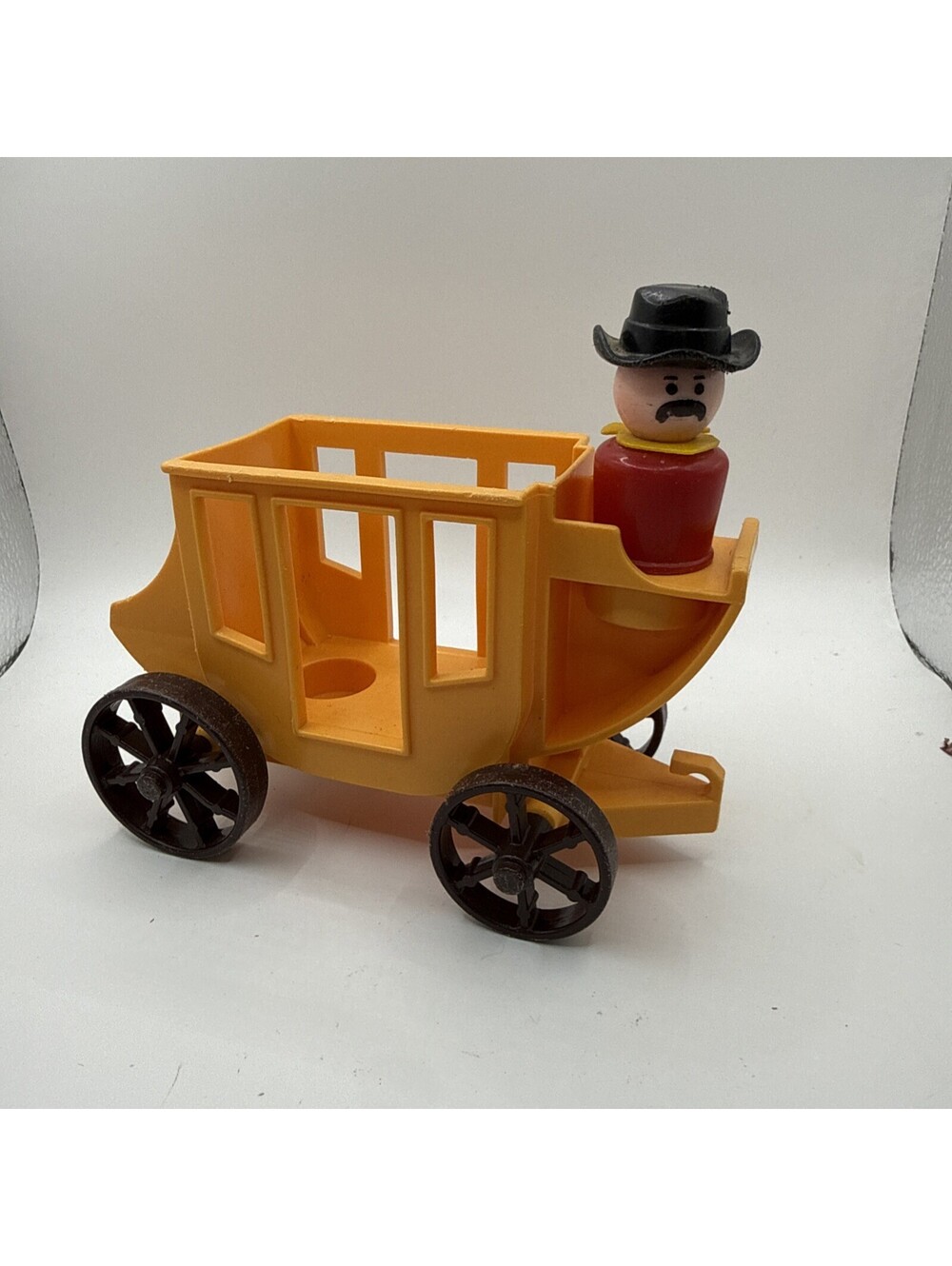Fisher Price Vintage Little People Western Town #934 – Tan/Gold Stagecoach